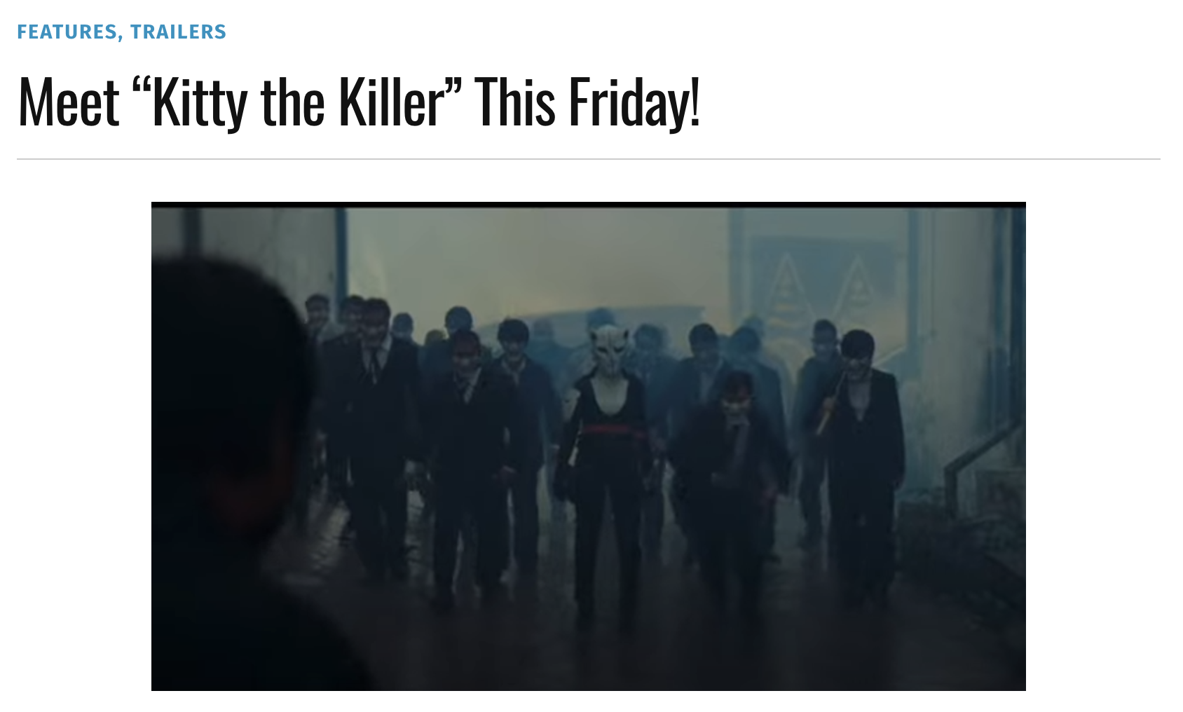 Meet “Kitty the Killer” This Friday!